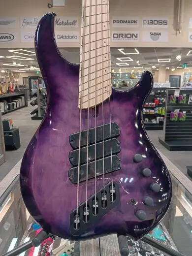 Dingwall Guitars - Combustion 5-String Bass with Quilted Maple Top - Ultraviolet 2