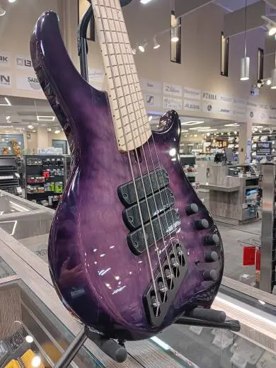 Dingwall Guitars - Combustion 5-String Bass with Quilted Maple Top - Ultraviolet 2