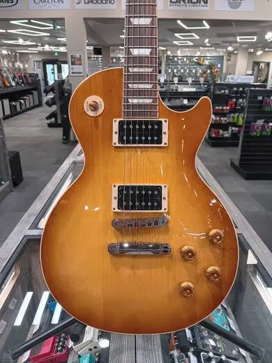 Gibson - Slash ''Jessica'' Les Paul Standard Electric Guitar with Case - Honey Burst 2