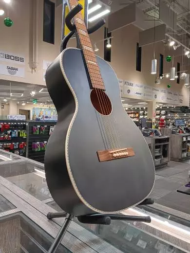 Recording King - Dirty 37 Series Parlor Guitar - Black 2