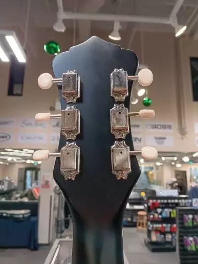 Recording King - Dirty 37 Series Parlor Guitar - Black 2