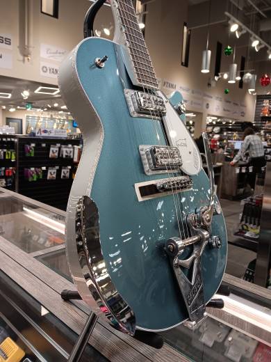 Store Special Product - Gretsch Guitars - G6134T-140 LTD 140th Double Platinum Penguin, Ebony Fingerboard - Two-Tone Stone Platinum/Pure Platinum