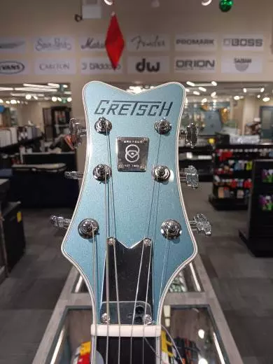Gretsch Guitars - G6134T-140 LTD 140th Double Platinum Penguin, Ebony Fingerboard - Two-Tone Stone Platinum/Pure Platinum 2