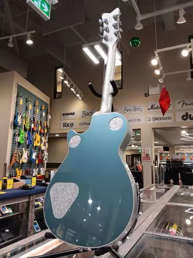 Gretsch Guitars - G6134T-140 LTD 140th Double Platinum Penguin, Ebony Fingerboard - Two-Tone Stone Platinum/Pure Platinum 2