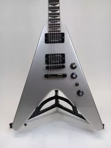 Gibson - Dave Mustaine Flying V Explorer - Silver Metallic 2