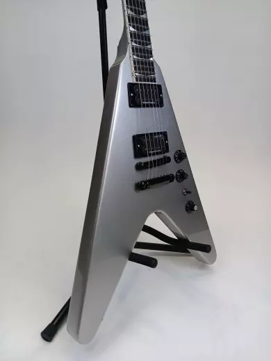 Gibson - Dave Mustaine Flying V Explorer - Silver Metallic 3