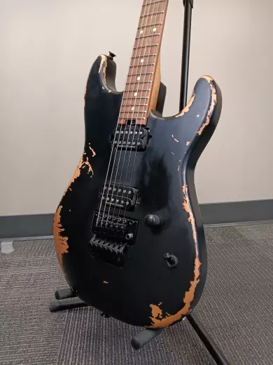 Charvel Guitars - Pro-Mod Relic San Dimas Style 1 HH - Weathered Black 2