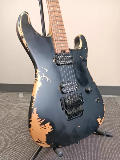 Charvel Guitars - Pro-Mod Relic San Dimas Style 1 HH - Weathered Black 2