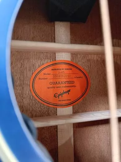 Epiphone - J45 - Viper Blue 2