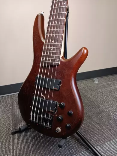 Ibanez - GIO Series 6-String Bass Guitar HH - Walnut Flat 2