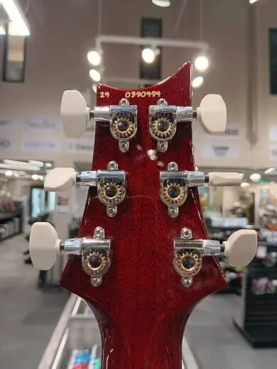 PRS Guitars - Custom 24 Electric Guitar with Hardshell Case - Dark Cherry Sunburst 2