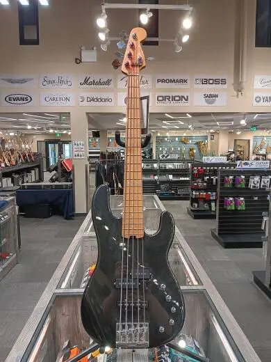 Charvel Guitars - Pro-Mod San Dimas Bass PJ V, Caramelized Maple Fingerboard - Metallic Black