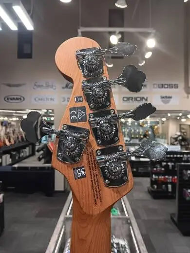 Charvel Guitars - Pro-Mod San Dimas Bass PJ V, Caramelized Maple Fingerboard - Metallic Black 2