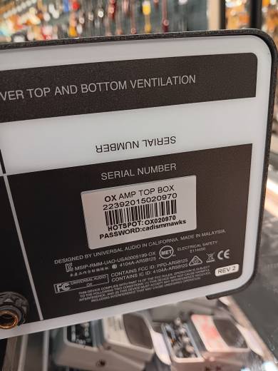 Universal Audio - UA-OX - Amp Attenuator 2