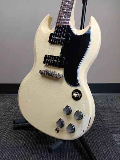 Gibson Custom Shop - Murphy Lab Ultra Lite Aged '63 SG Special - Classic White 2
