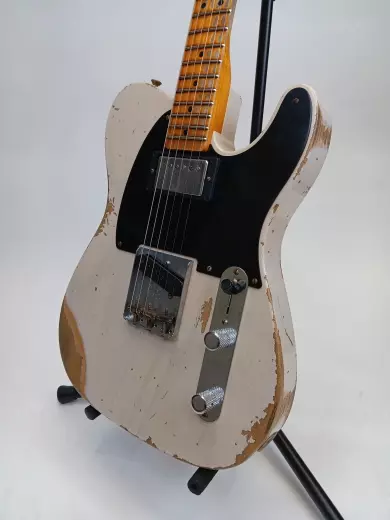 Fender - Limited Edition '51 HS Telecaster Heavy Relic - Aged White Blonde 4