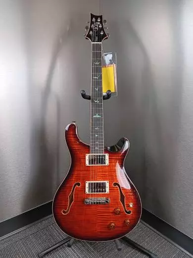 PRS Guitars - SE Hollowbody II Piezo with Case - Orange Tiger Smokeburst