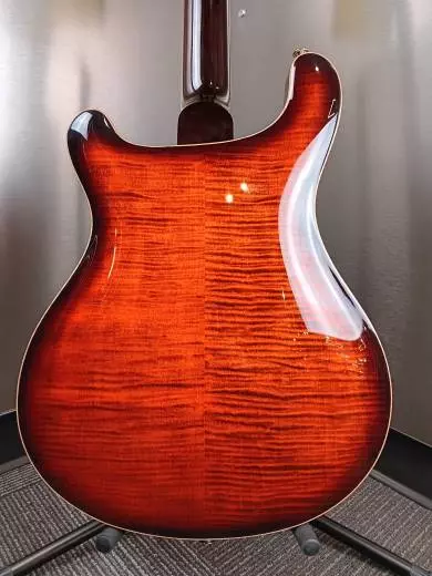 PRS Guitars - SE Hollowbody II Piezo with Case - Orange Tiger Smokeburst 2