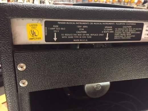 SILVERFACE FENDER CHAMP VINTAGE 2