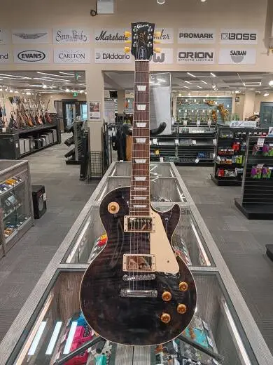 Gibson - Les Paul Standard 50s Electric Guitar with Hardshell Case - Translucent Ebony