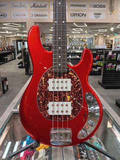 Store Special Product - Ernie Ball Music Man - StingRay4 Special 4 HH Electric Bass with Case - Candyman