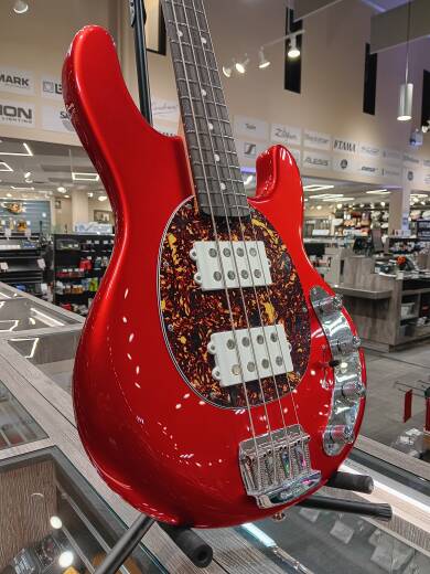 Store Special Product - Ernie Ball Music Man - StingRay4 Special 4 HH Electric Bass with Case - Candyman