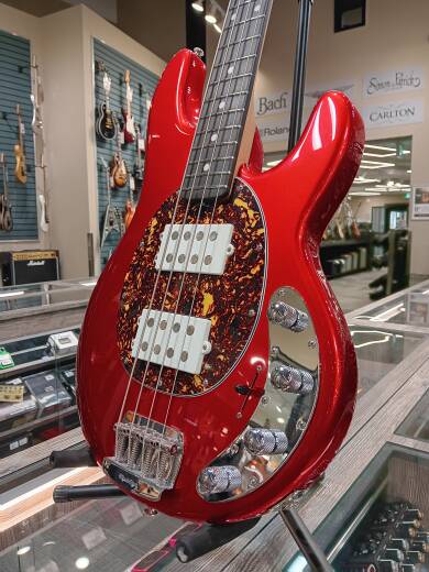 Store Special Product - Ernie Ball Music Man - StingRay4 Special 4 HH Electric Bass with Case - Candyman