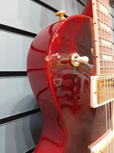Gibson - Les Paul Studio Electric Guitar with Softshell Case - Wine Red 2
