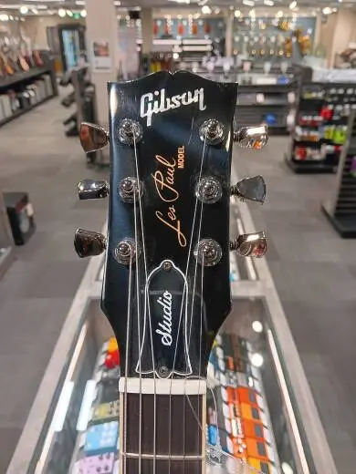 Gibson - Les Paul Studio Session Electric Guitar with Softshell Case - Translucent Ebony Burst 2