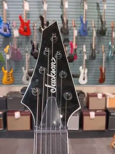 Jackson Guitars - JS Series Dinky Arch Top JS22Q-7 DKA HT, Amaranth Fingerboard - Transparent Black Burst 2