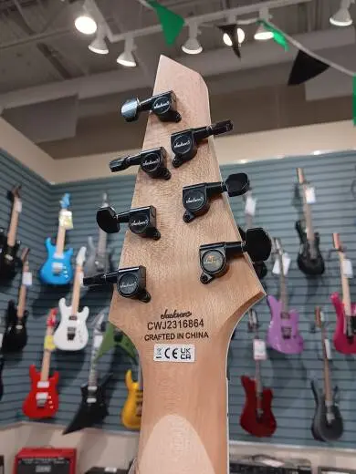 Jackson Guitars - JS Series Dinky Arch Top JS22Q-7 DKA HT, Amaranth Fingerboard - Transparent Black Burst 2