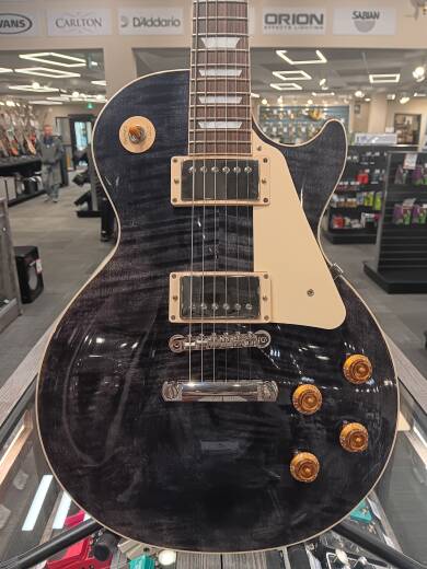 Store Special Product - Gibson - Les Paul Standard 50s Electric Guitar with Hardshell Case - Translucent Ebony