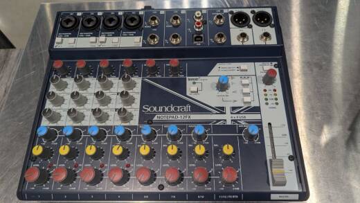 Soundcraft Notepad-12FX Small-Format Analog Mixer With USB I/O And