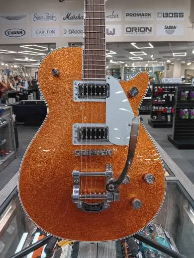Gretsch Guitars - G5230T Electromatic Sparkle Jet FT Single-Cut with Bigsby, Laurel Fingerboard - Gold Sparkle 2