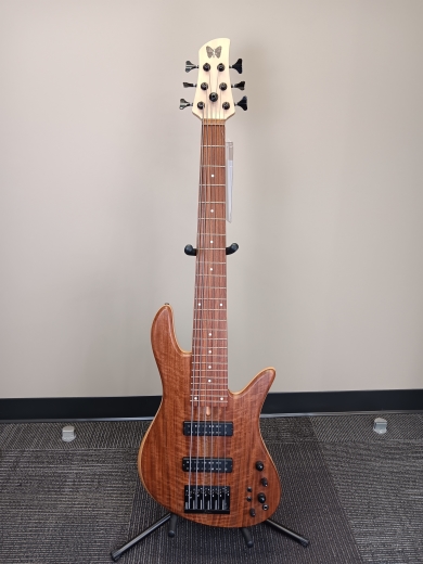 Fodera - Emperor 6 String Bass - Figured Walnut