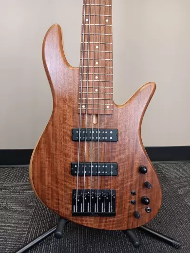 Fodera - Emperor 6 String Bass - Figured Walnut 2