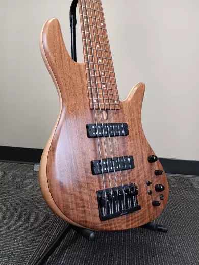 Fodera - Emperor 6 String Bass - Figured Walnut 2