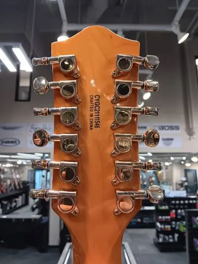 Gretsch Guitars - G5476G-12 Electromatic Classic Hollow Body Double-Cut 12-String with Gold Hardware FSR, Laurel Fingerboard - Amber Stain 2