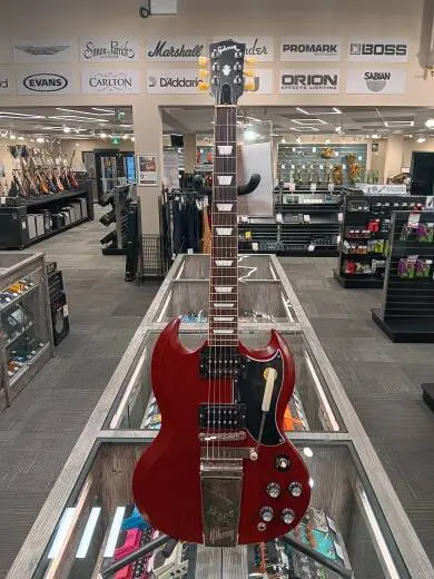 Gibson - SG Standard Faded '61 w/Maestro - Vintage Cherry