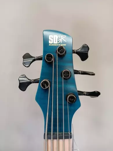 Ibanez - SR Premium 5-String Electric Bass - Caribbean Green Low Gloss 2
