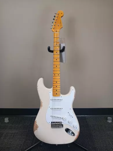 Fender Custom Shop - Limited Edition Fat 1954 Stratocaster Relic - Aged White Blonde