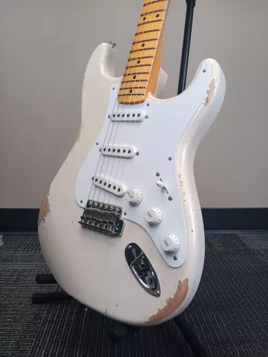 Fender Custom Shop - Limited Edition Fat 1954 Stratocaster Relic - Aged White Blonde 2