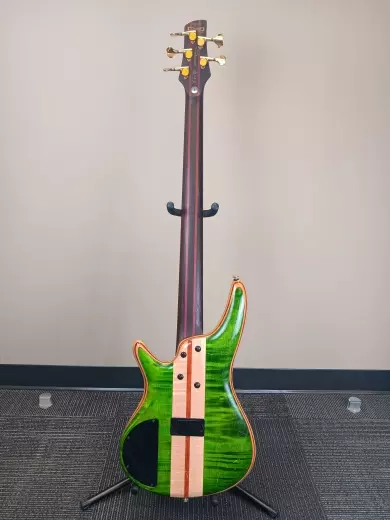 Ibanez - SR Premium 5-String Electric Bass - Emerald Green Low Gloss 2