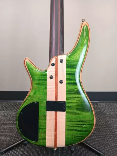 Ibanez - SR Premium 5-String Electric Bass - Emerald Green Low Gloss 2