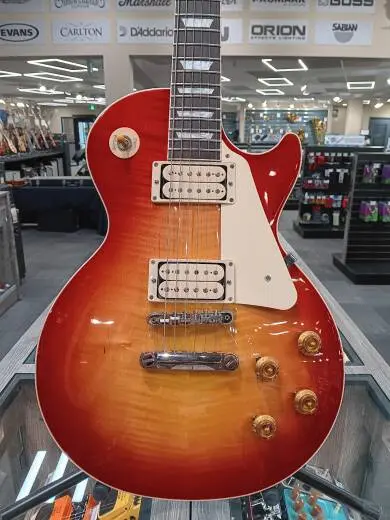 Gibson - Les Paul Standard 50s Double Trouble Electric Guitar with Hardshell Case - Vintage Cherry Sunburst 2