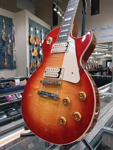 Gibson - Les Paul Standard 50s Double Trouble Electric Guitar with Hardshell Case - Vintage Cherry Sunburst 2