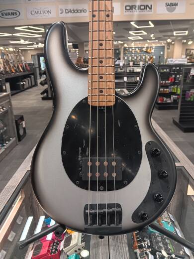 Store Special Product - Ernie Ball Music Man - StingRay4 Special 4 H Electric Bass with Case - Black Rock