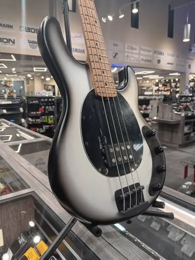 Ernie Ball Music Man - StingRay4 Special 4 H Electric Bass with Case - Black Rock 2