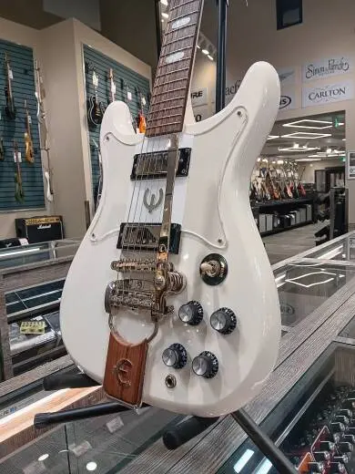 Store Special Product - Epiphone - Crestwood Custom with Tremotone Tailpiece - Polaris White