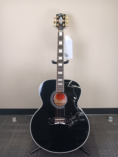 Store Special Product - Gibson Custom Shop - SJ-200 Custom Acoustic/Electric Guitar - Ebony